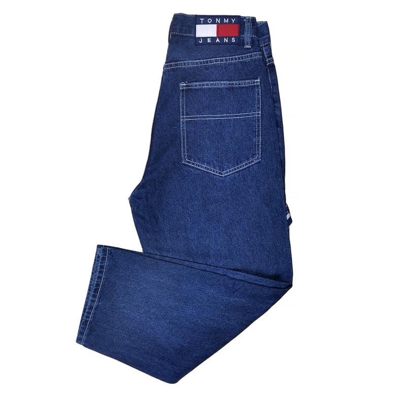 WH-Boyfriend Unisex Denim Jeans-Dark Blue|11339