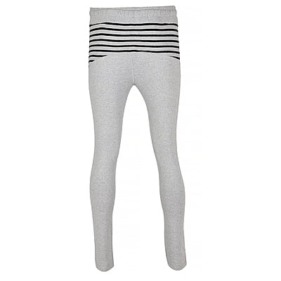 CD-Stripe Design Casual Joggers-Black/Light Gray-Barbosa|10099