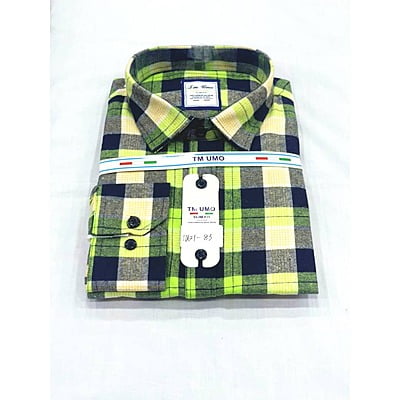 CD-Botton Down Checkers Long Sleeve Shirt-Multi-Ciaron|10142