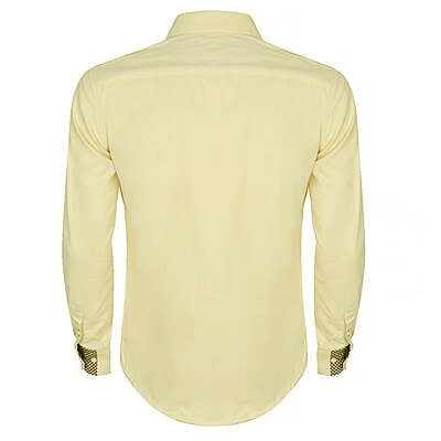 Trevor Classic Men's Long Sleeve Shirt-Cream|10172