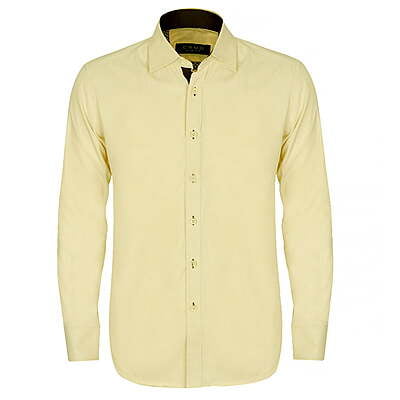 Trevor Classic Men's Long Sleeve Shirt-Cream|10172