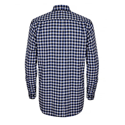 CD-Men's Checkers Long Sleeve Shirt-Blue/Multi-Rory|10449