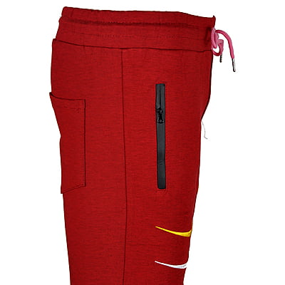 CD-Unisex Quality Zipper Stylish Joggers-Red-Diego|11236