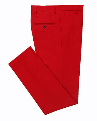 CD-Men's Formal Trousers-Red-Roberto|11090