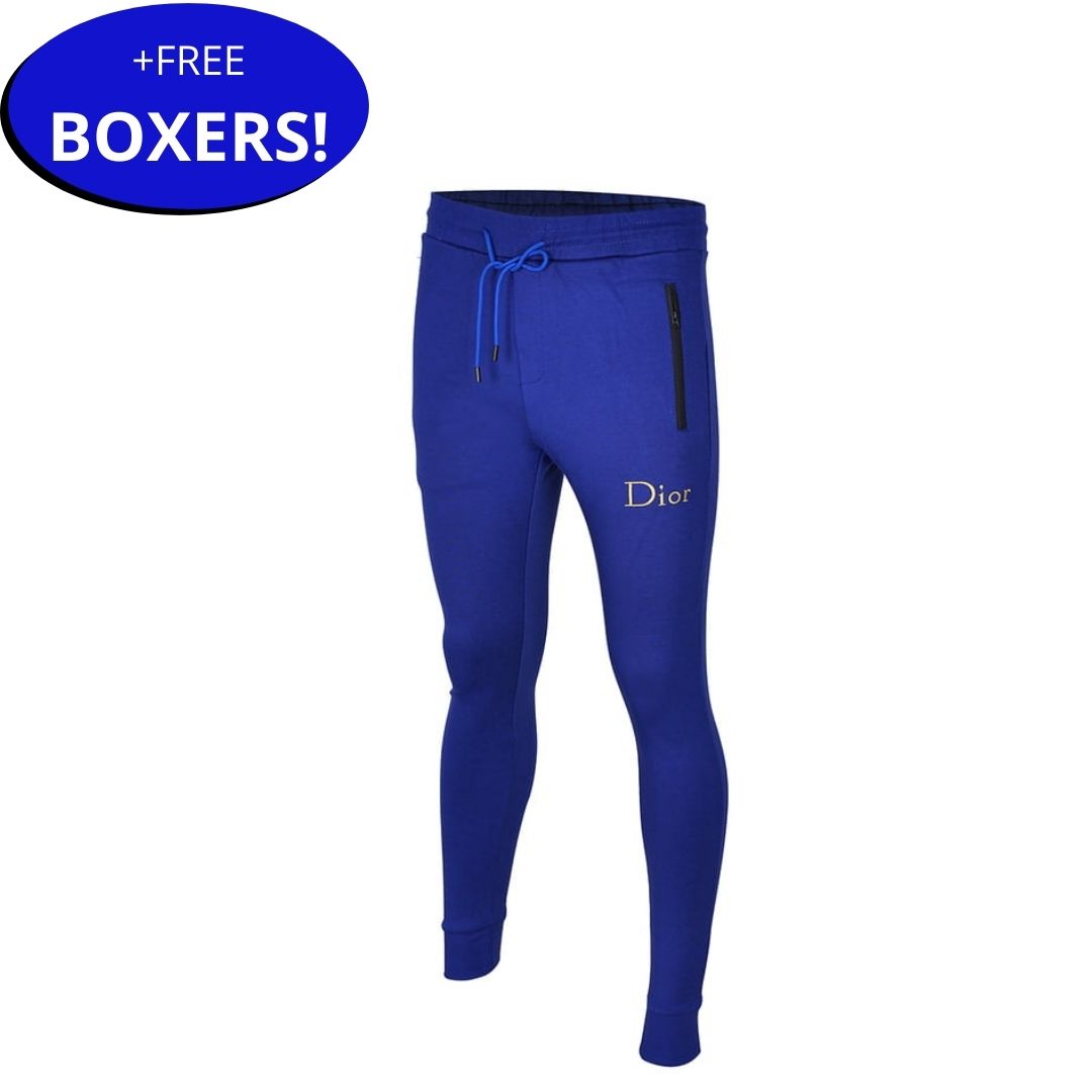 CD-Unisex Sporty Joggers-Blue-Brandy|11172