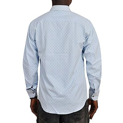 WH-Formal Long Sleeve Shirt-Sky Blue-Javier|10832