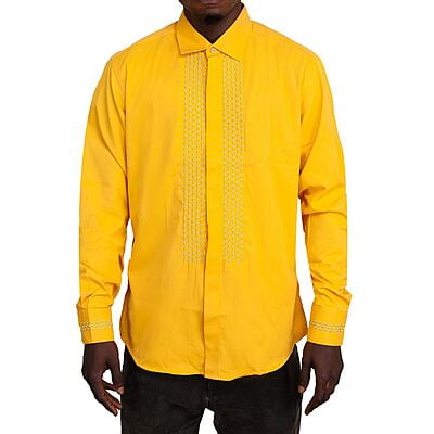 WH-Long Sleeve Shirt-Yellow|10442