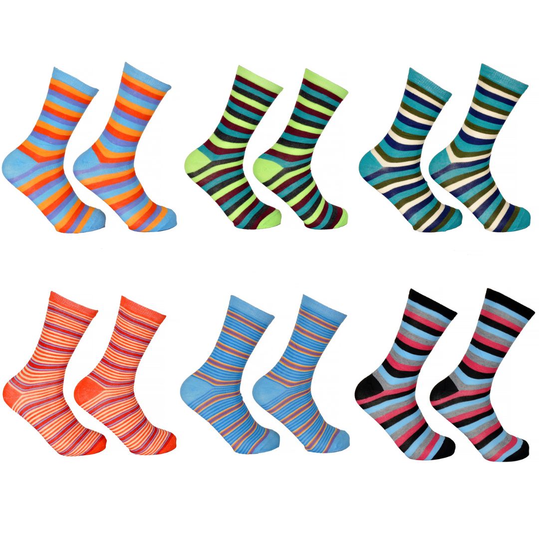 CD-Men's 6 Pairs Of Quality Socks-Multi-Jack|30132