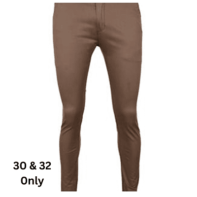 WH-Mandy Pencil-cut Chinos Trouser - Carton Brown|10631