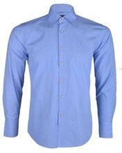 Michael Plain Long Sleeve Shirt - Blue