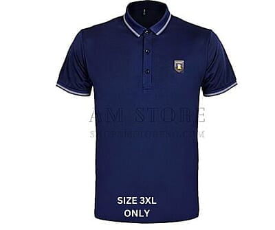 MG-Mens's Authentic Casual Polo Shirt-Navy Blue-Bernado|11243