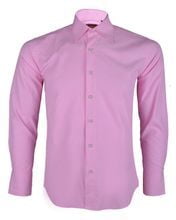 Mikael Plain Long Sleeve Shirt - Pink