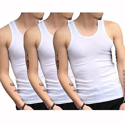 CD-Men's 3-In-1 Singlet Vest-White-Jack|30131